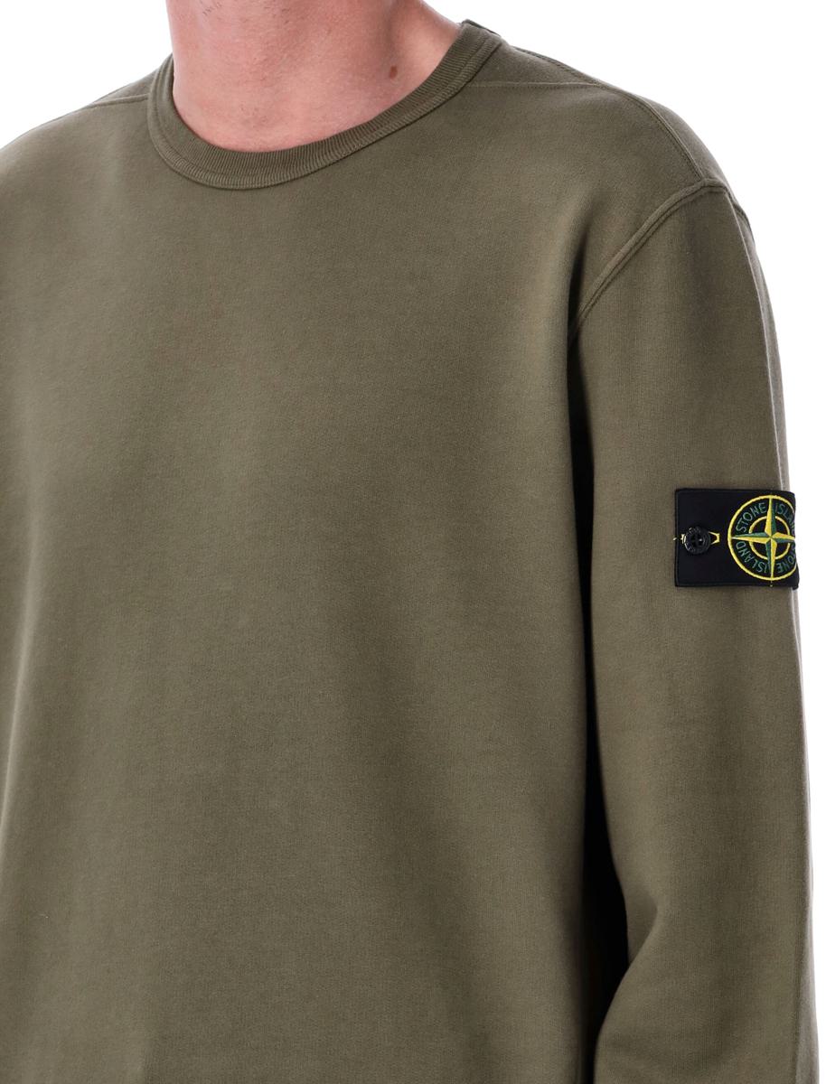 Stone Island borstad ekologisk bomullströja