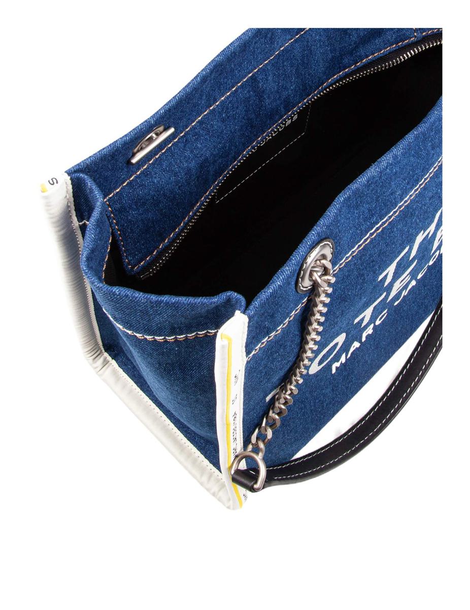 Marc Jacobs axelväska gjord av denimtyg