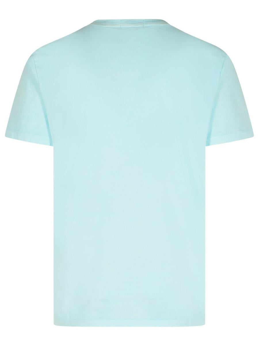Polo Ralph Lauren Ljusblå bomulls-T-shirt