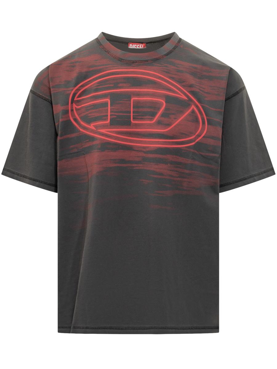 Diesel Oversized T-shirt med Diesel-logotyp