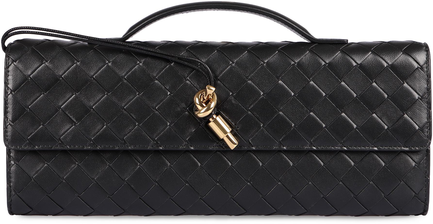 Bottega Veneta Andiamo Läder Clutch