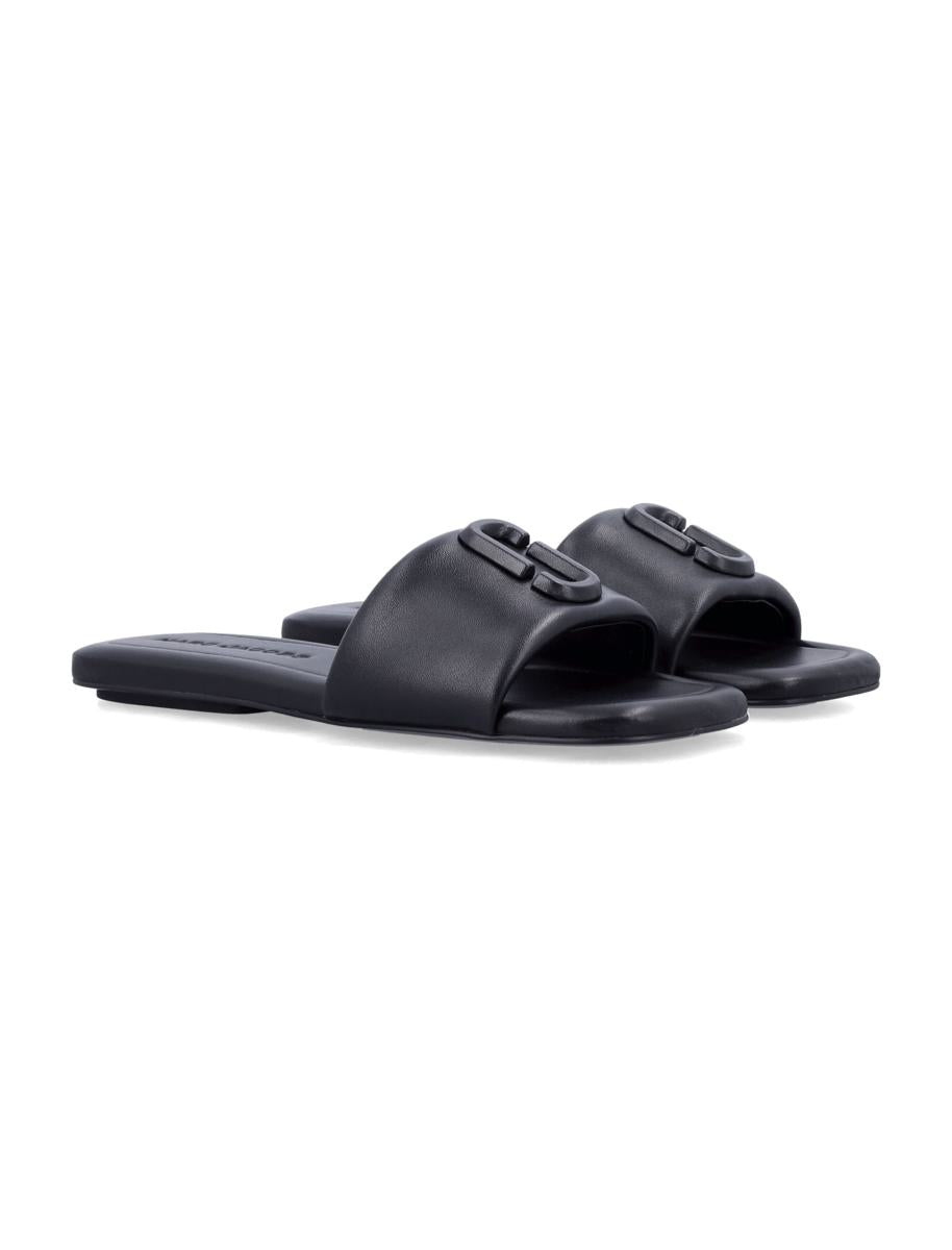 Marc Jacobs The J Marc Platta Lädersandaler