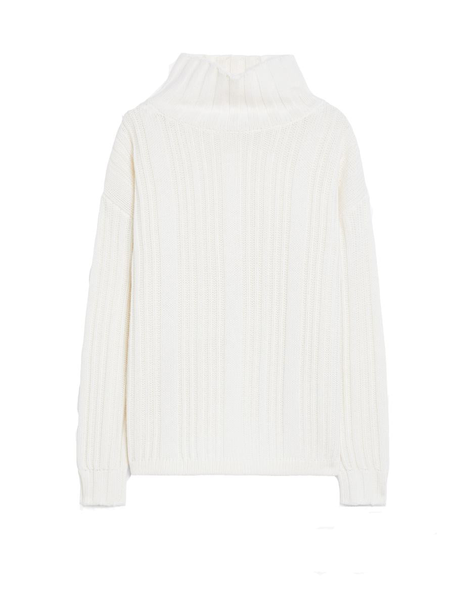 Max Mara Vitalba ull- och kashmirtröja med polotröja