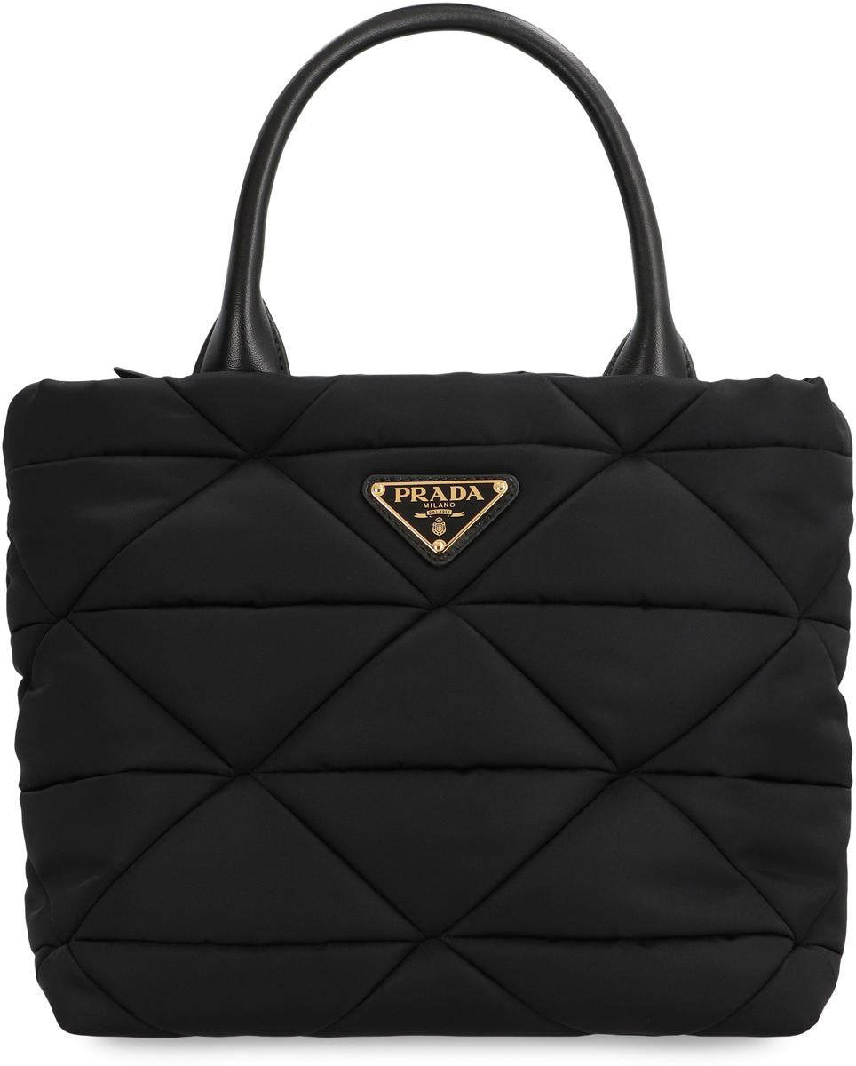 Prada Liten Nylon Tote Bag