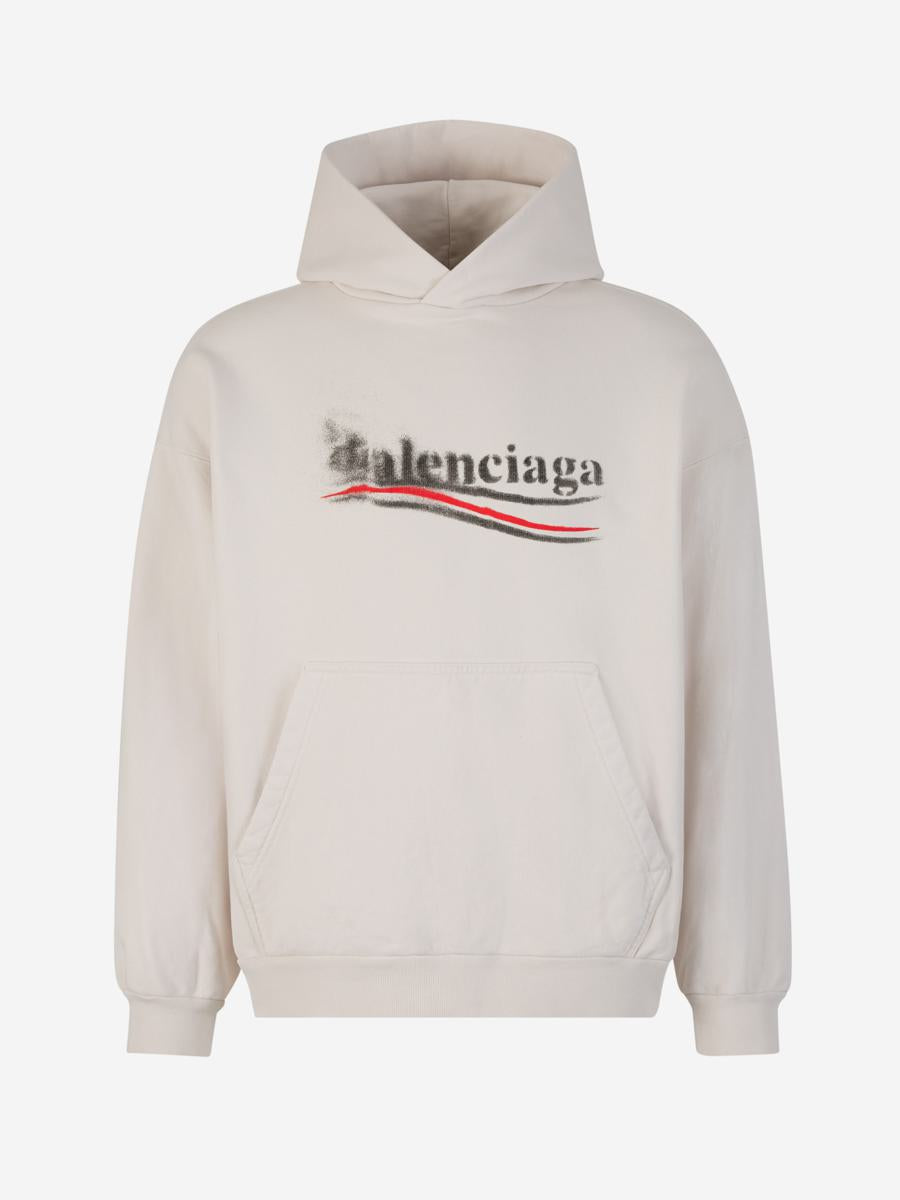 Balenciaga bomullströja med logotyp