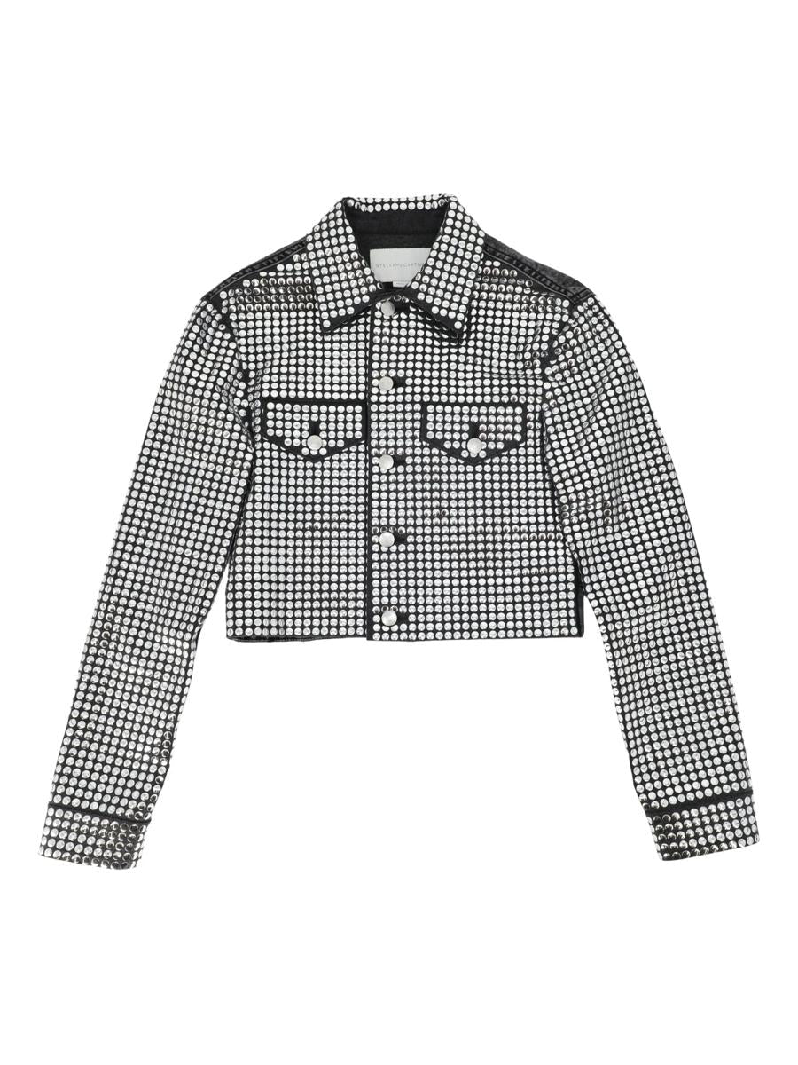 Stella McCartney Jeansjacka Med Spegelkläder
