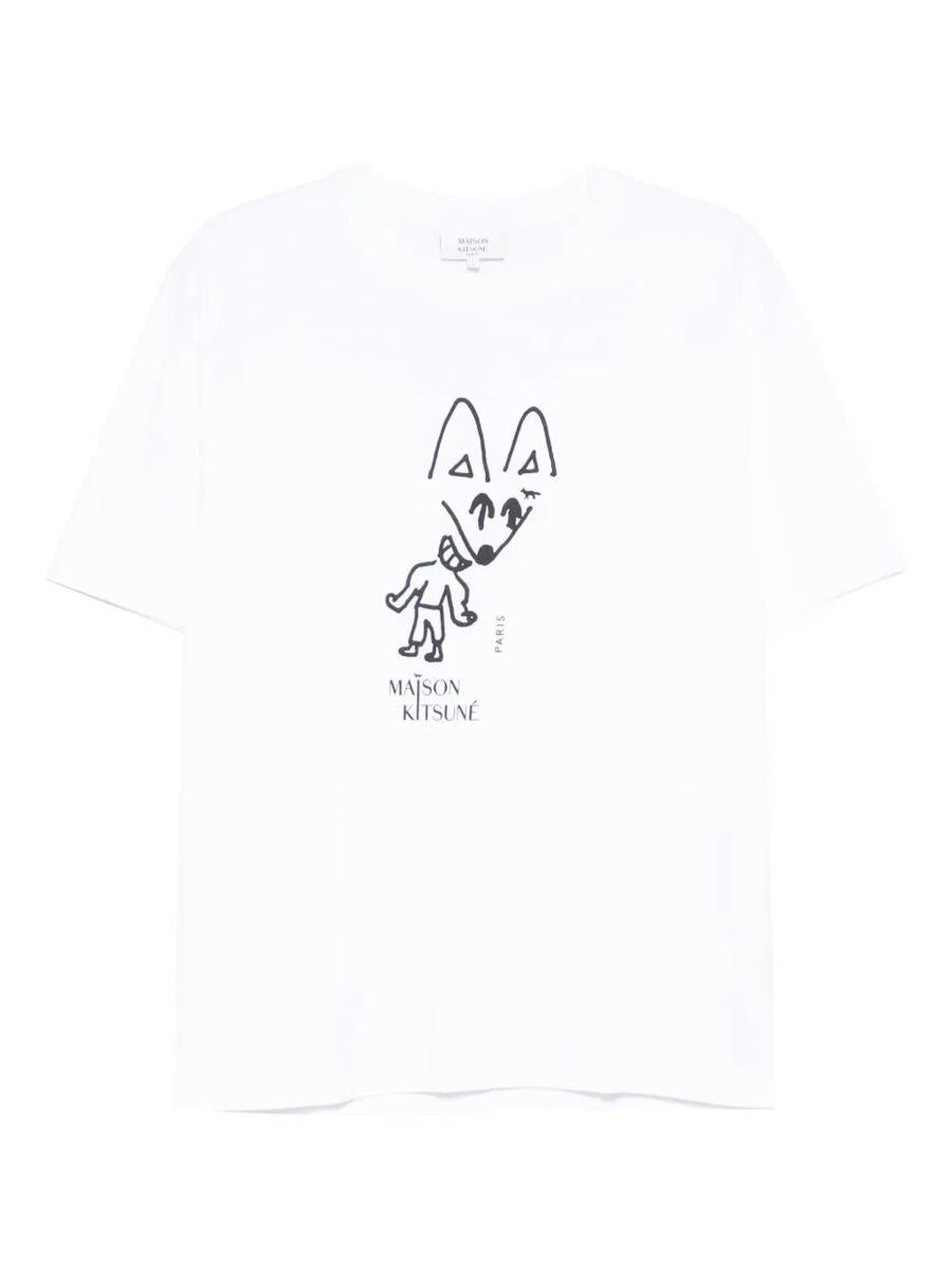 Maison Kitsuné Party Fox Comfort T-shirt Kläder