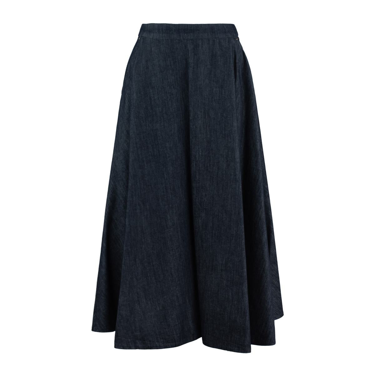 Max Mara Denim Utsvängd Kjol