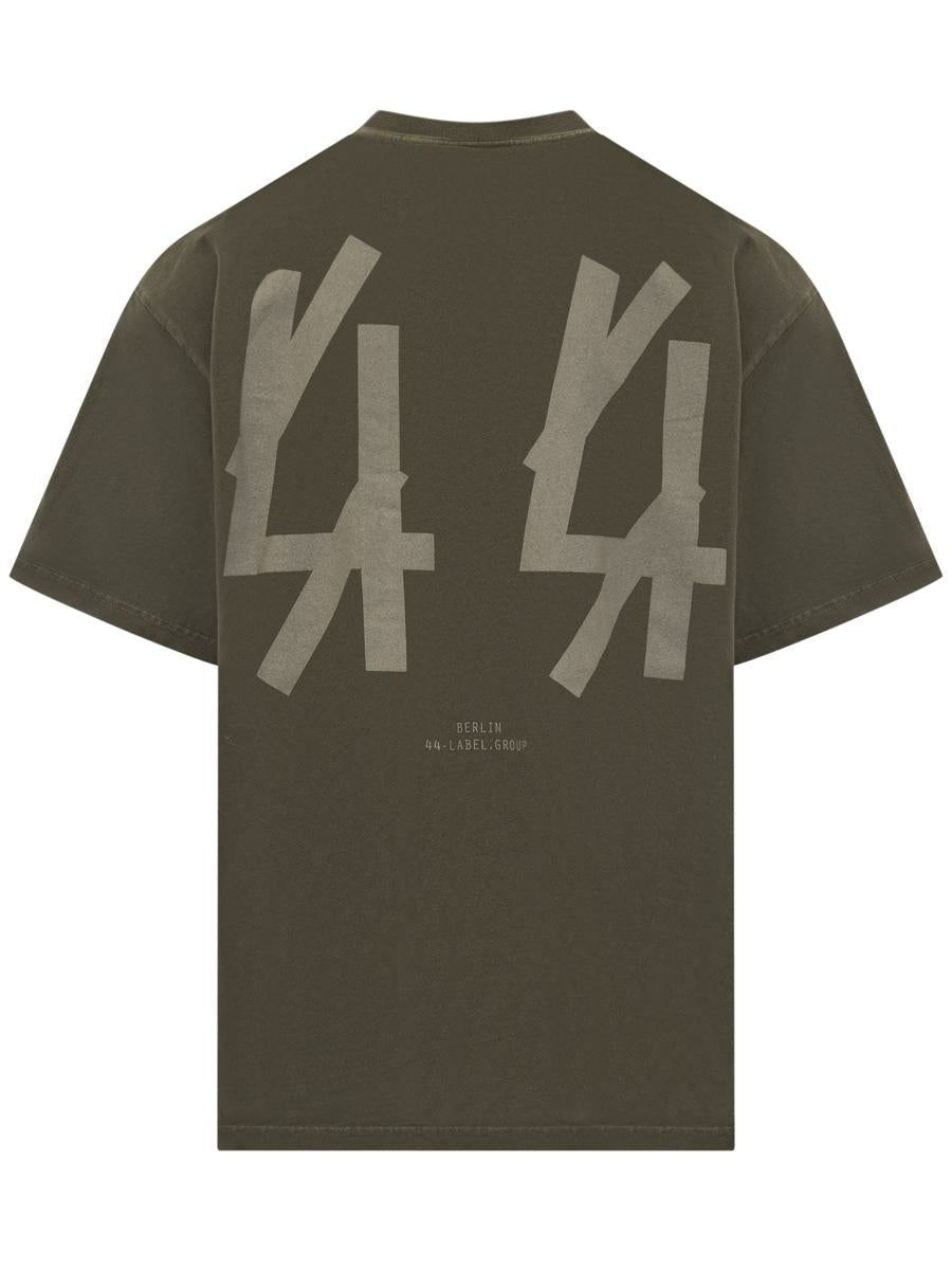 M44 Label Group 44 Label Group Herr Grön Logotyp T-shirt