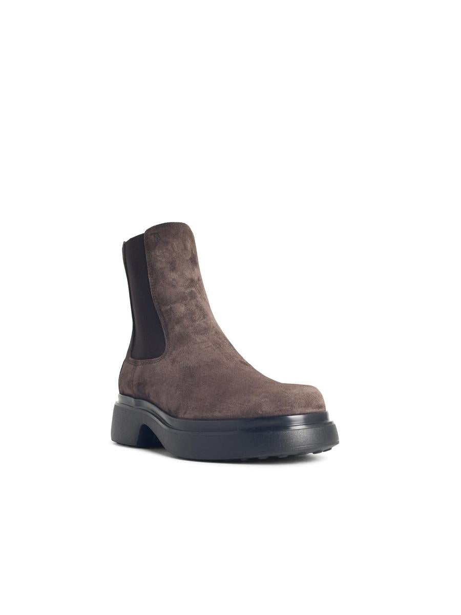 Tod'S Bruna Mocka Ankelstövlar