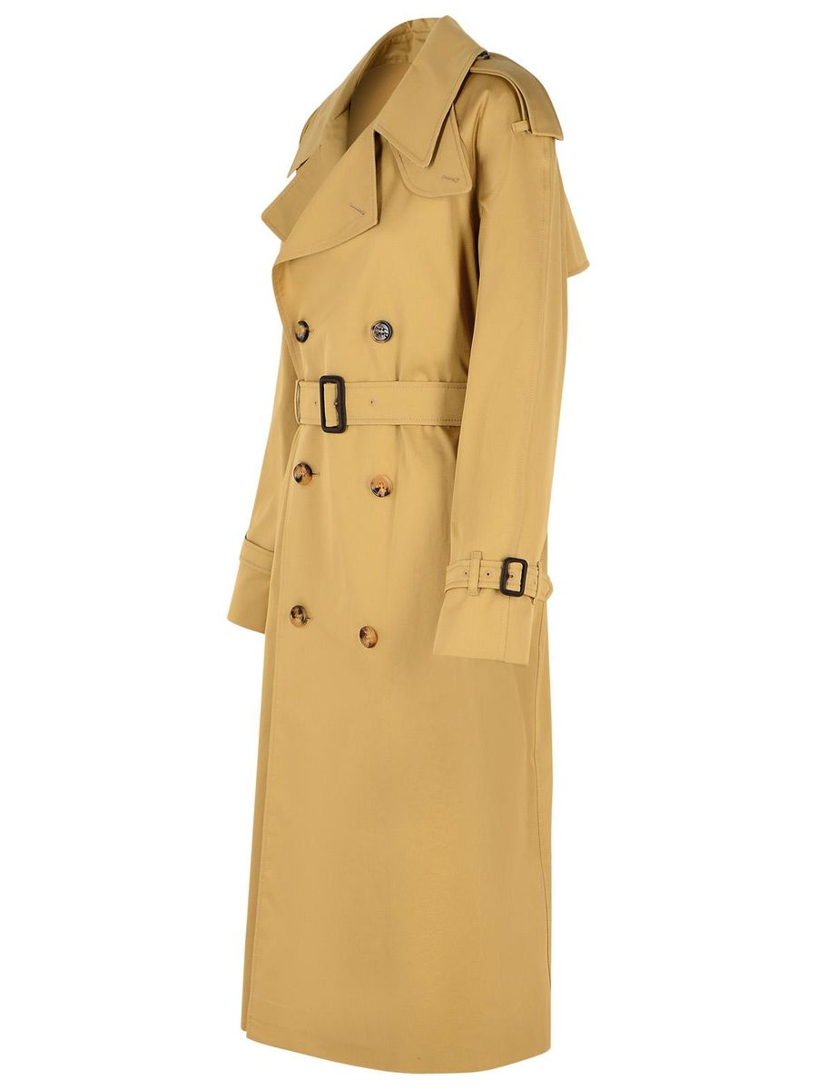 Burberry Beige Trenchcoat i Bomullsblandning