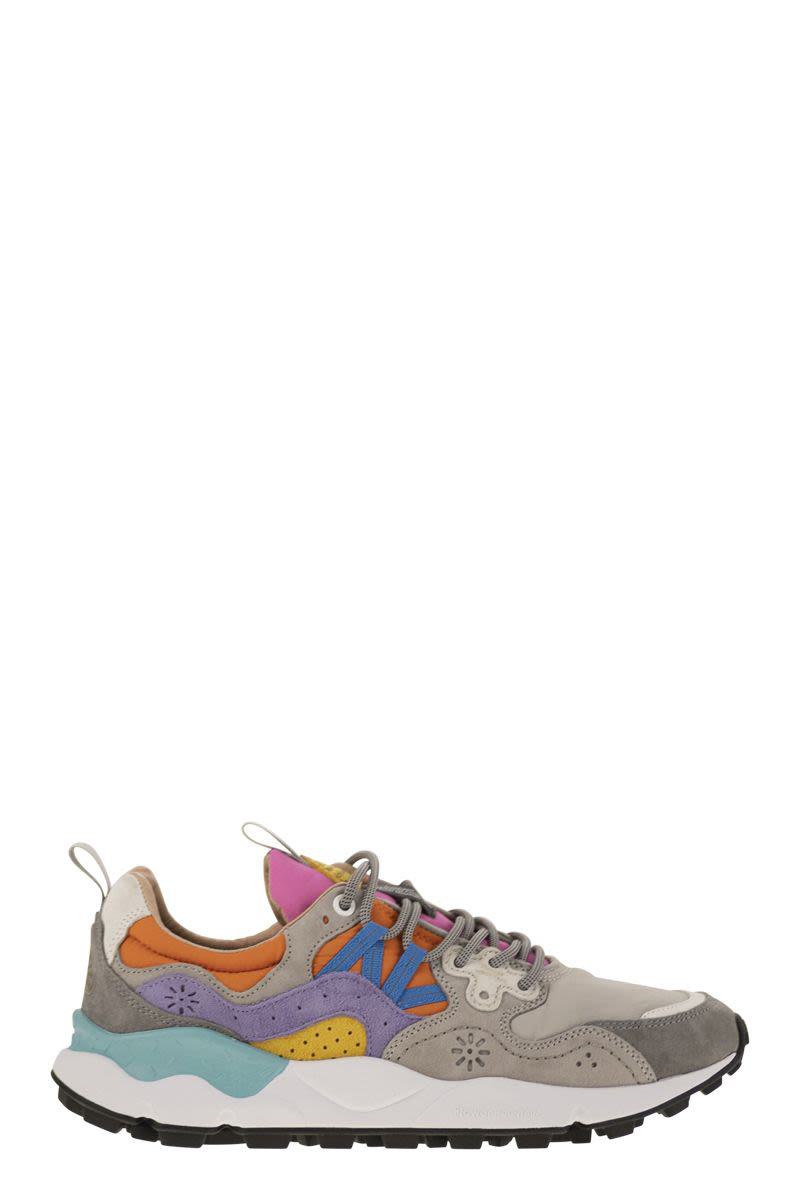 Flower Mountain Yamano 3 - Sneakers i mocka och tekniskt tyg