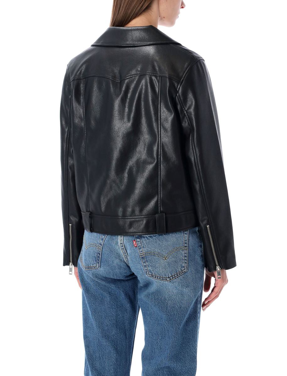 Levi'S Kendal svart eko-läder motojacka