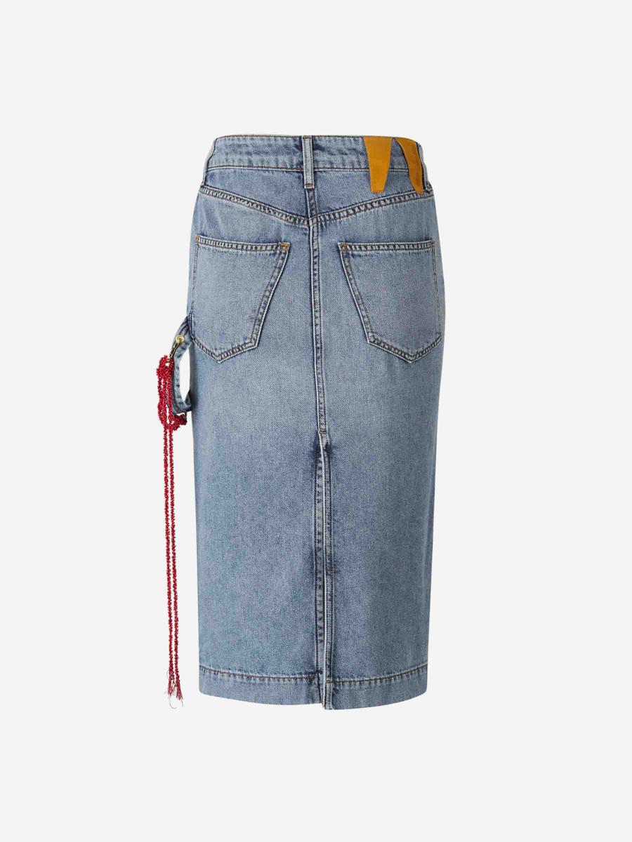 Darkpark Denim Midikjol