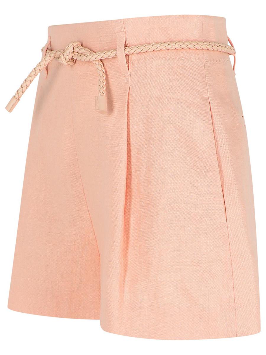 Zimmermann Rosa Shorts i Sidenblandning