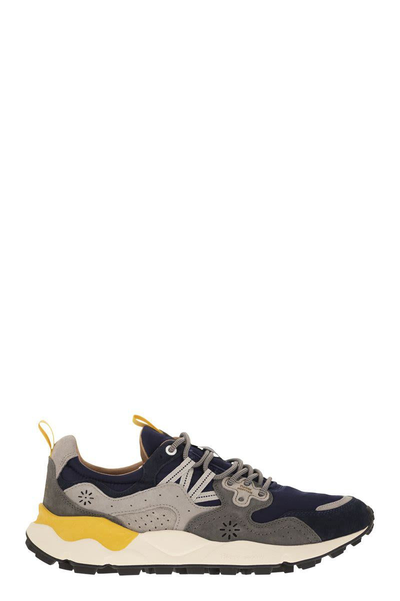 Flower Mountain Yamano 3 - Sneakers i mocka och tekniskt tyg