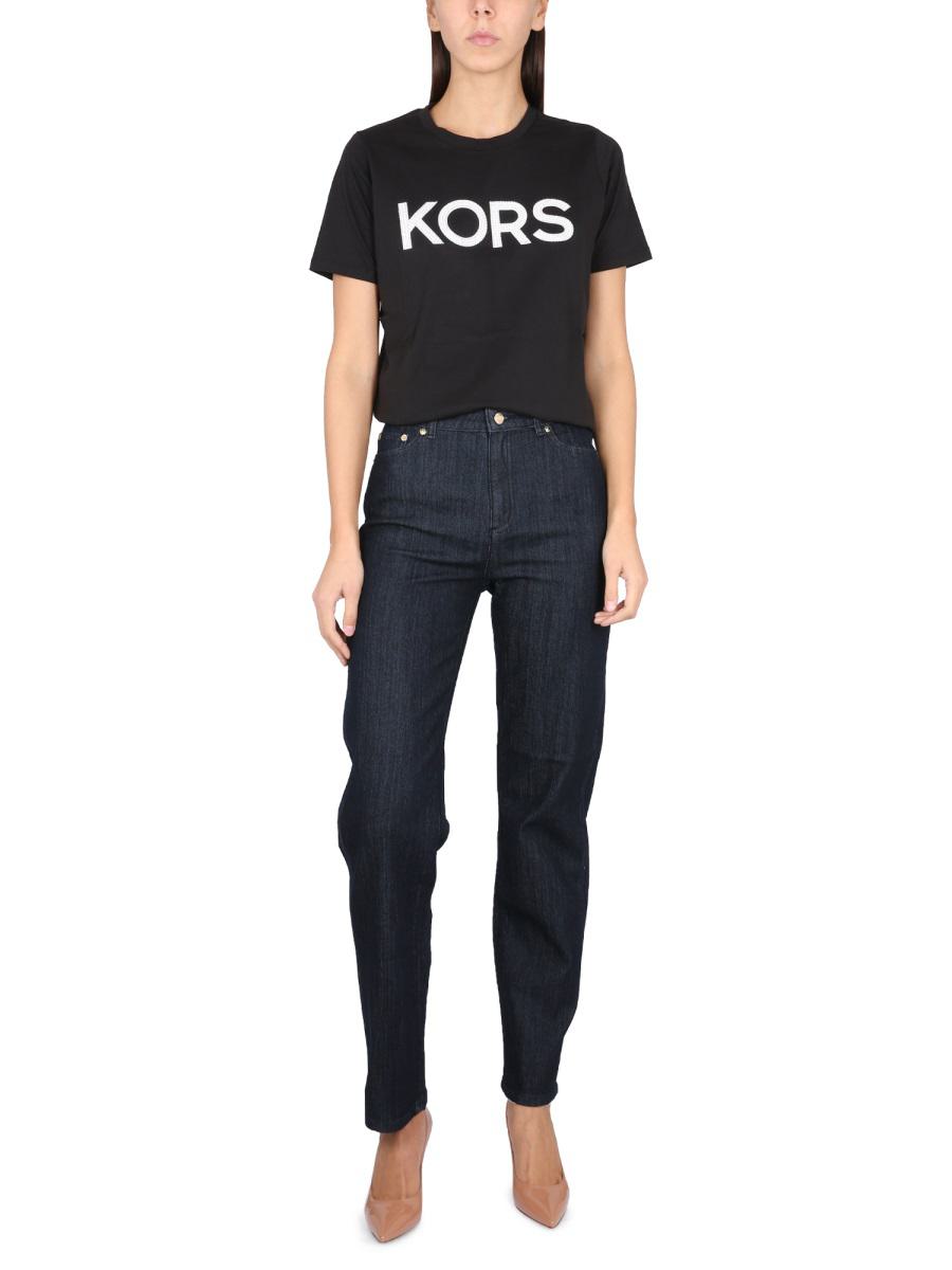 Michael Kors t-shirt med rund hals