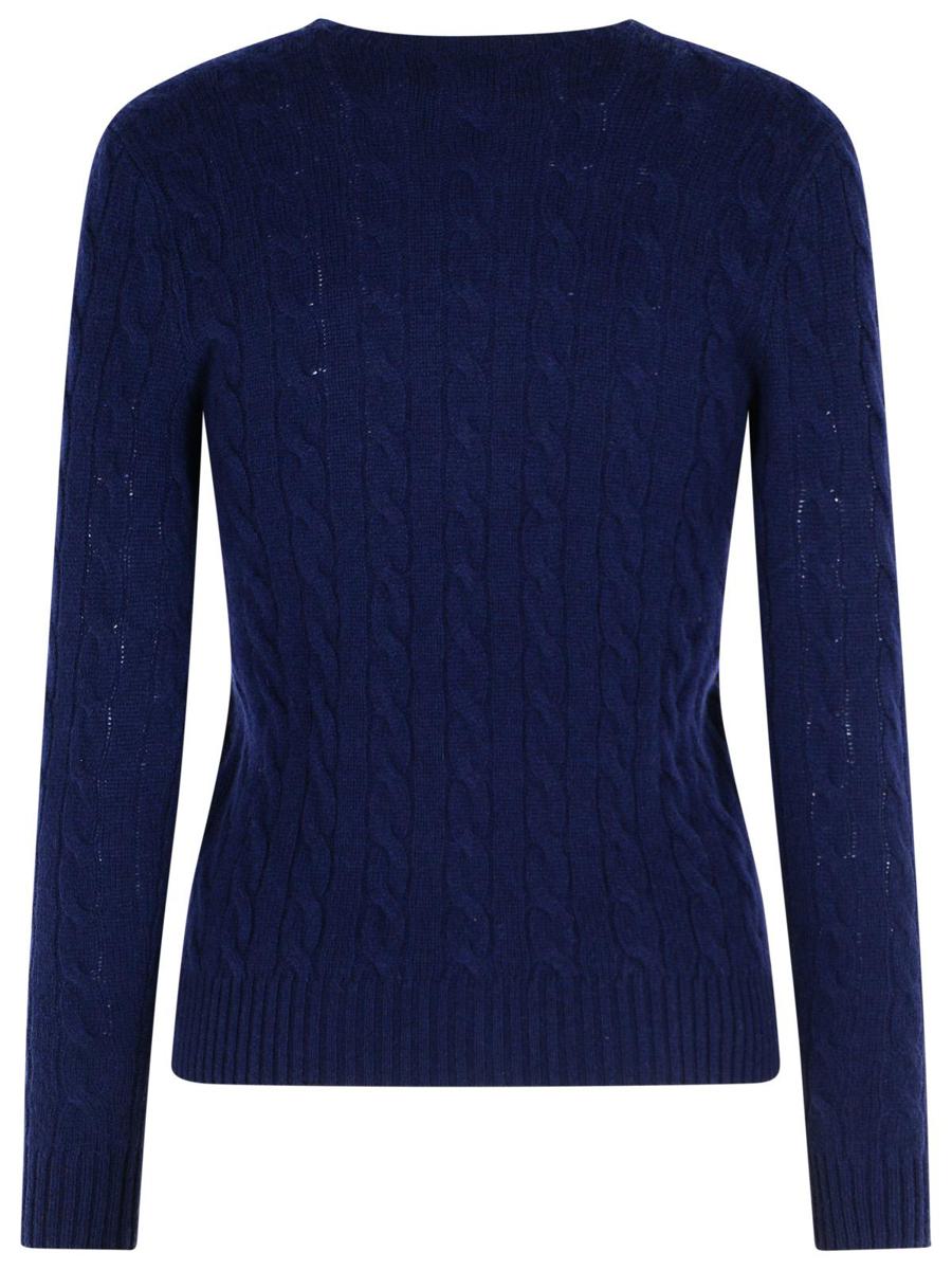 Polo Ralph Lauren Marinblå tröja i kashmirblandning
