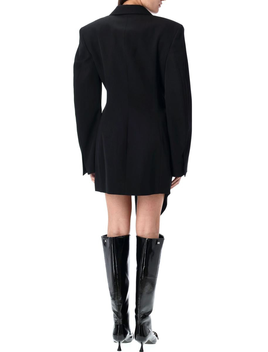 Alexander Wang asymmetrisk kavajklänning i miniformat