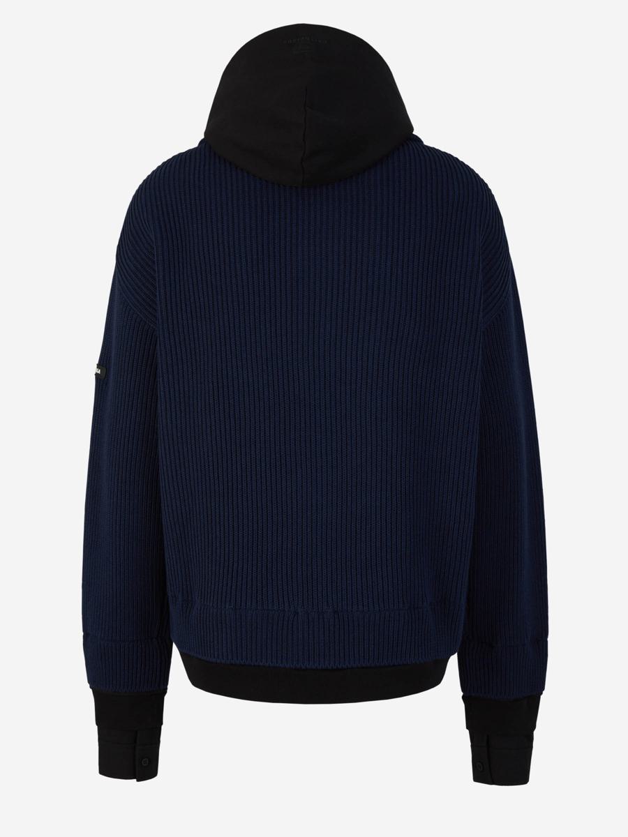 Balenciaga Tröja med dragkedja och huva
