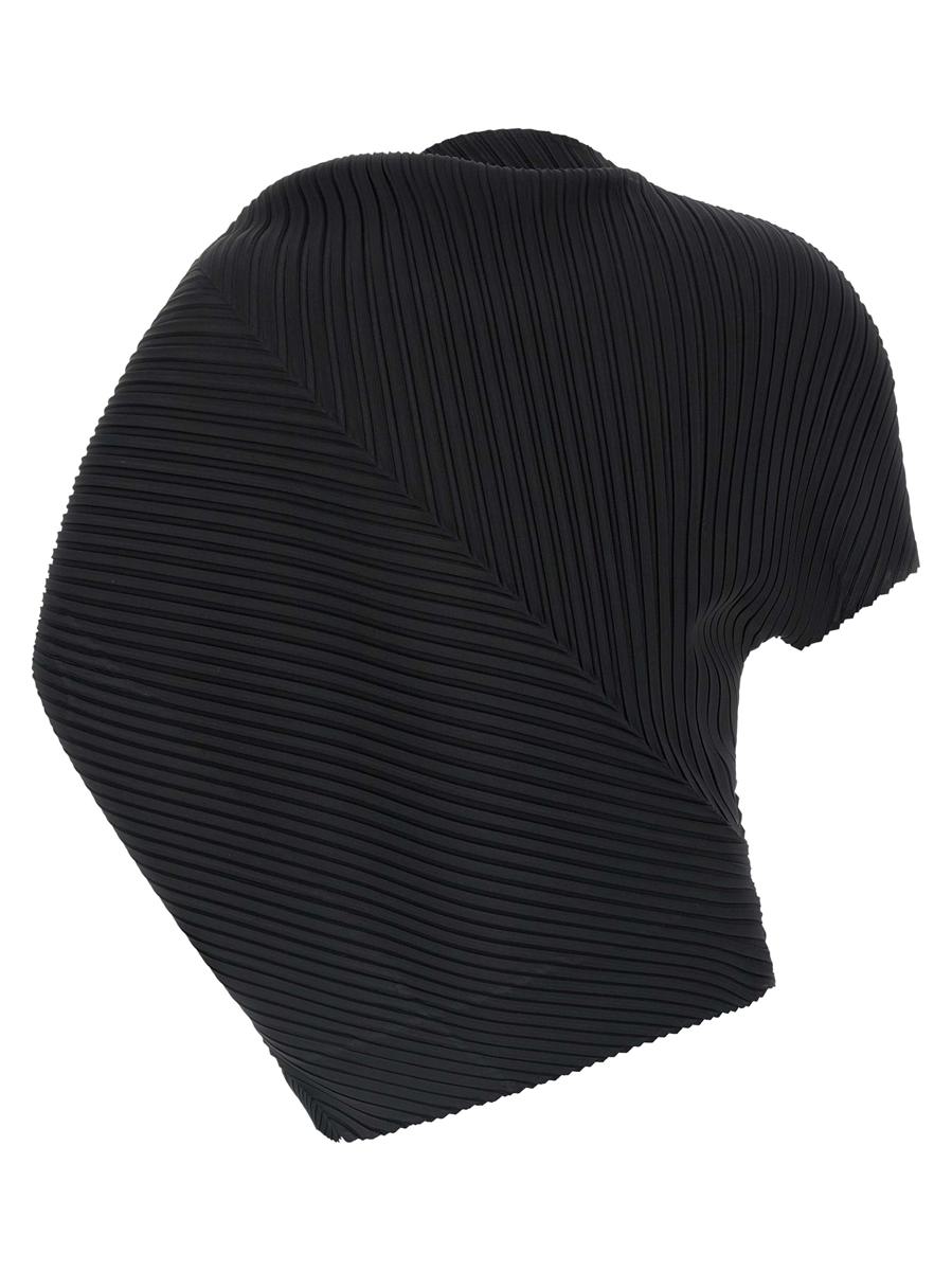 Issey Miyake topp med mjuka veck