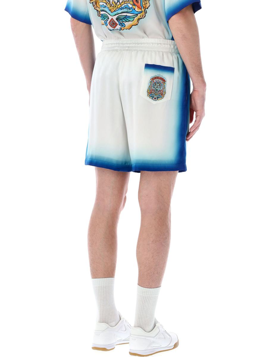 Casablanca Casa Way Skate Shorts i siden