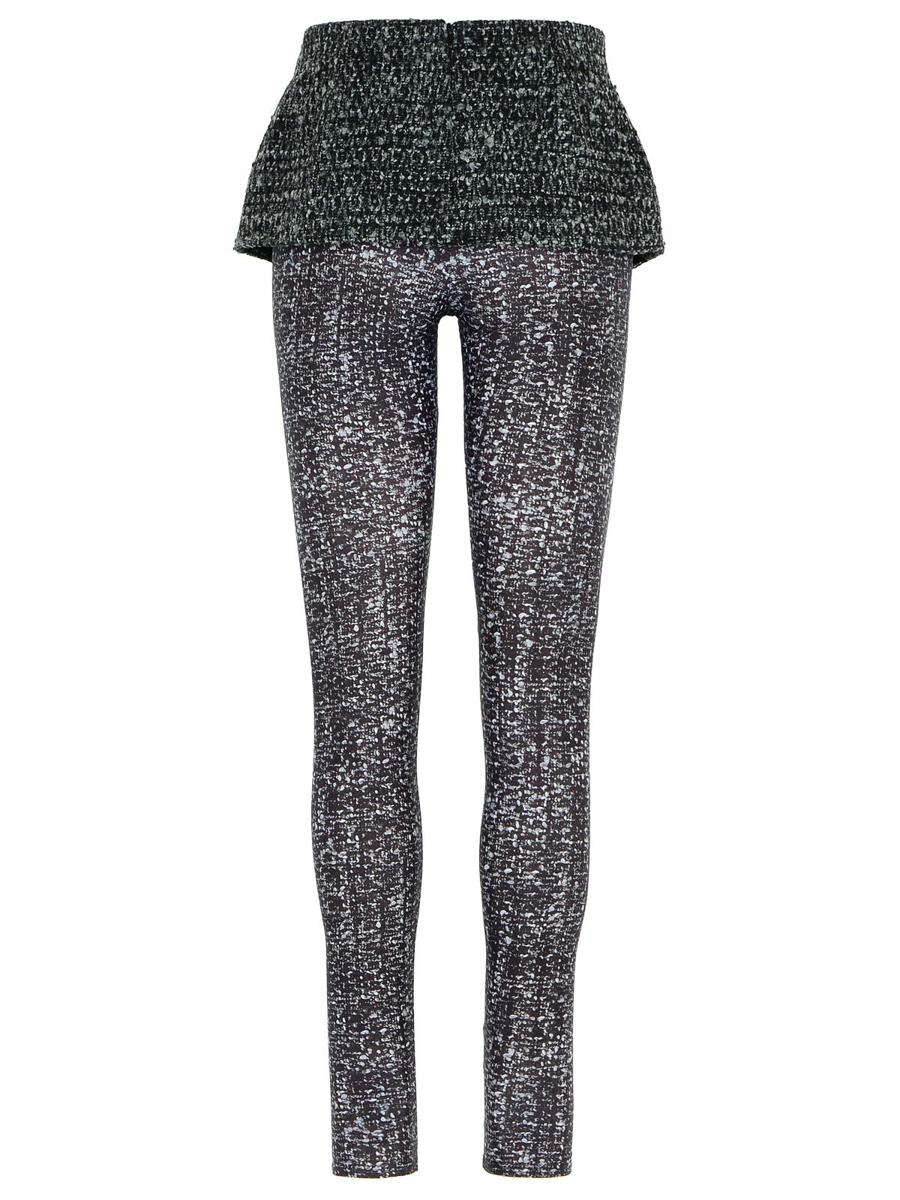 Diesel tvåfärgade leggings i polyesterblandning