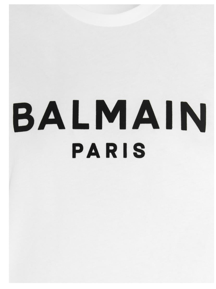 Balmain-t-shirt med logotyptryck