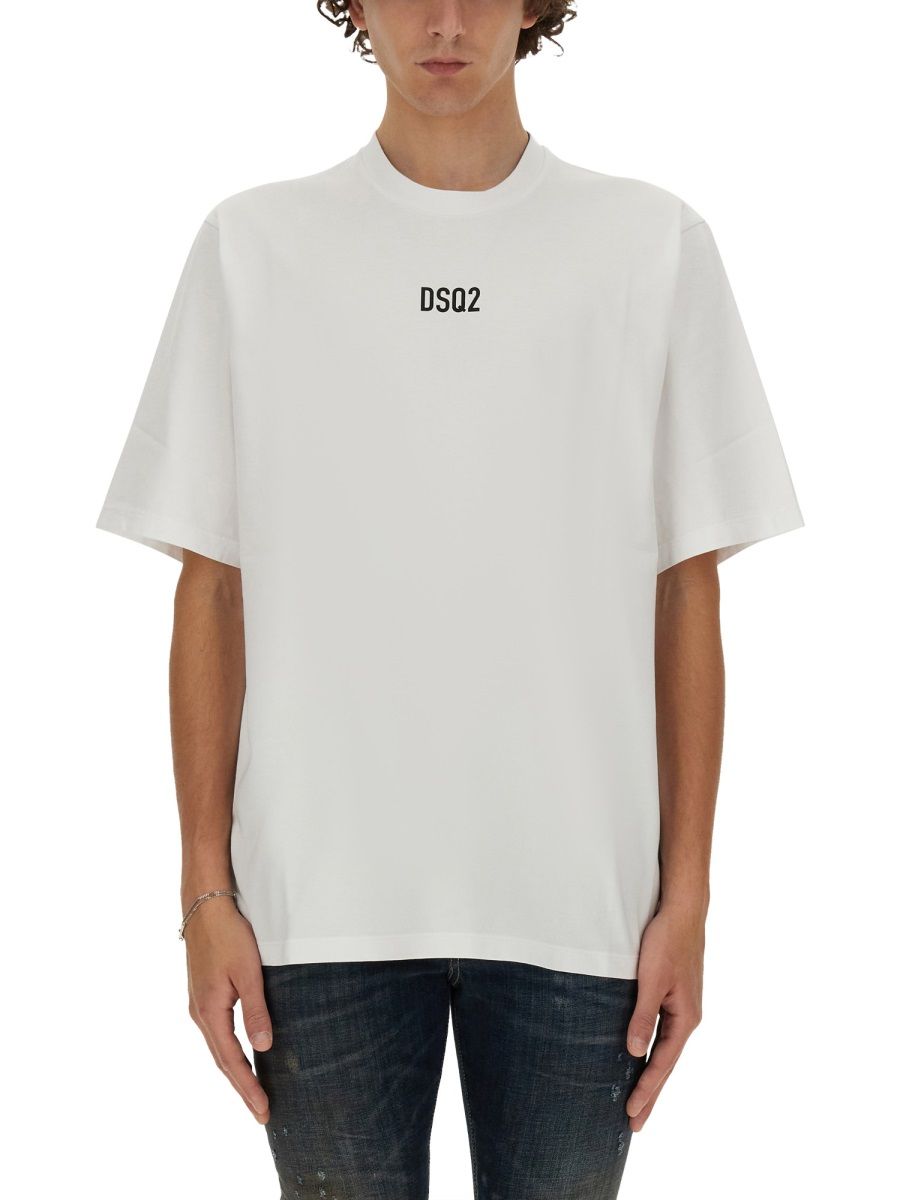 Dsquared2 "Dsq2" lös passformad t-shirt