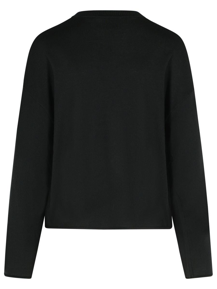 Moschino Jeans Svart Virgin Wool-tröja