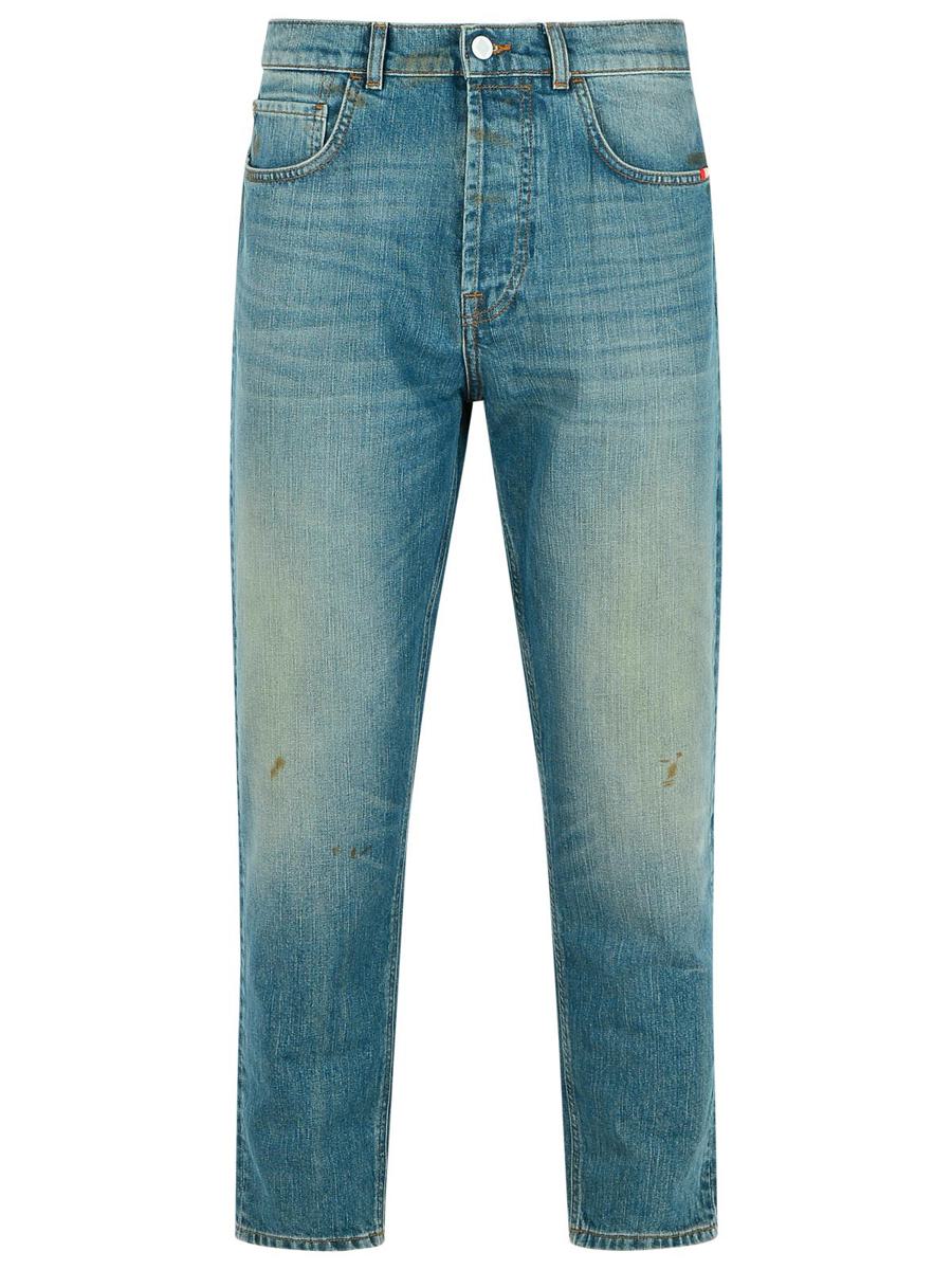 Amish ljusblå bomullsjeans