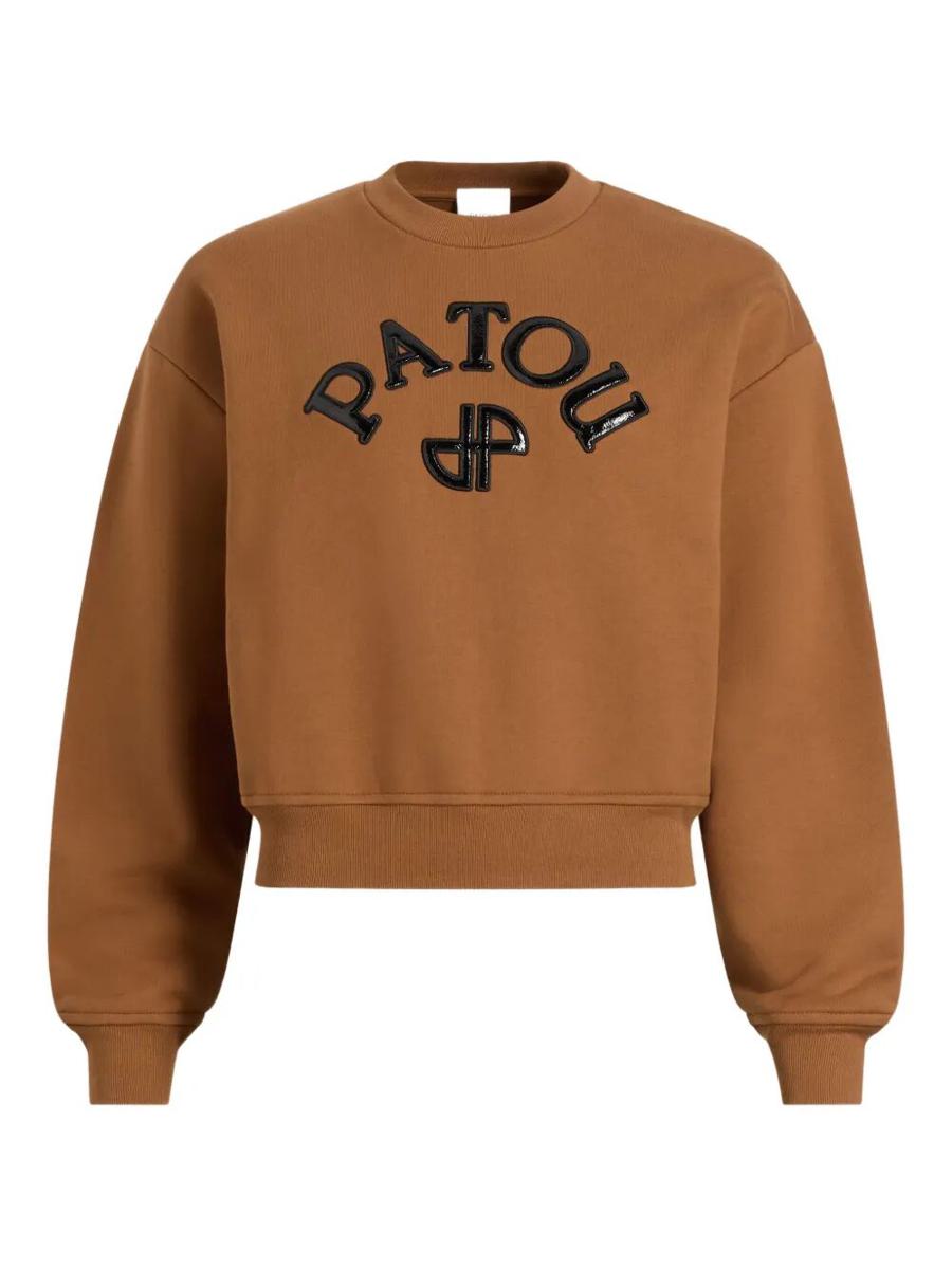 Patou Vinyle Logo Fleece Sweatshirt Kläder