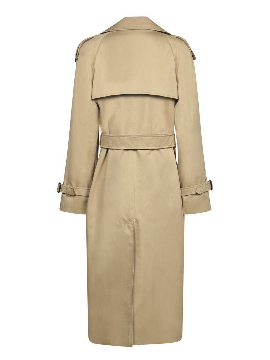 Burberry Beige Trenchcoat i Bomullsblandning
