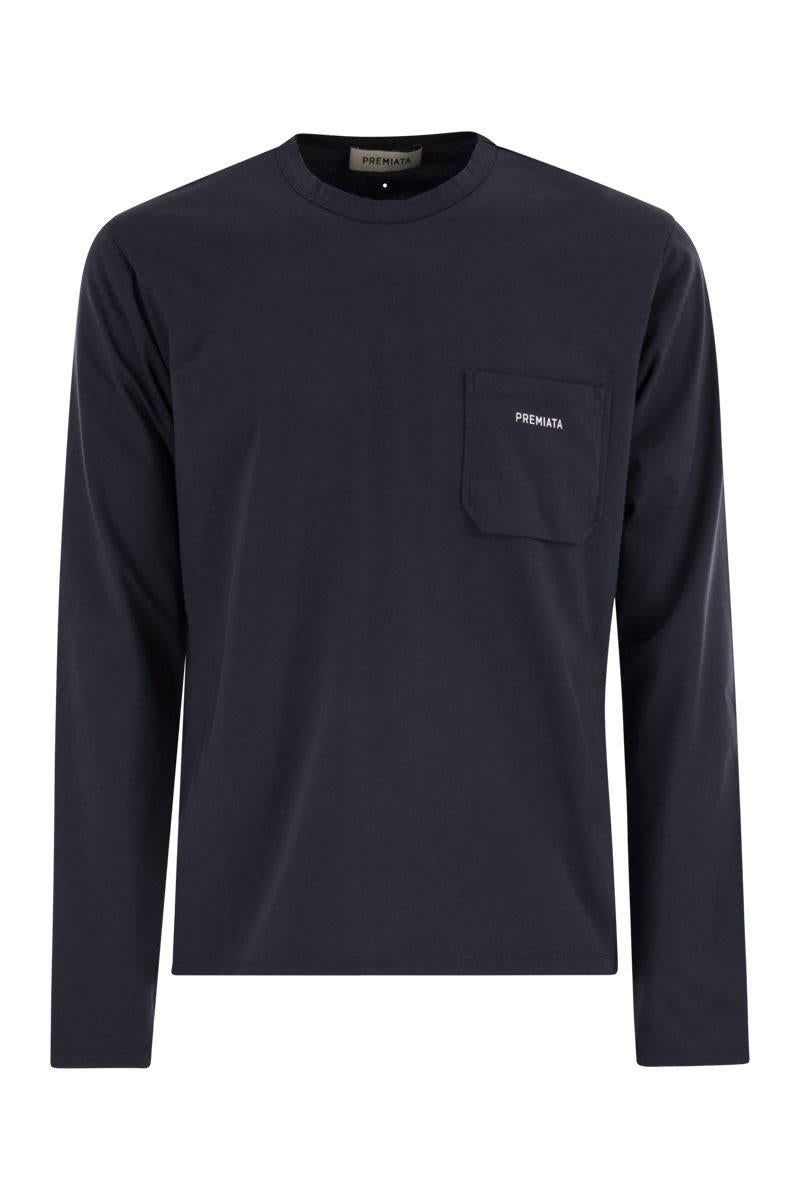 Premiata bomullsjersey-t-shirt