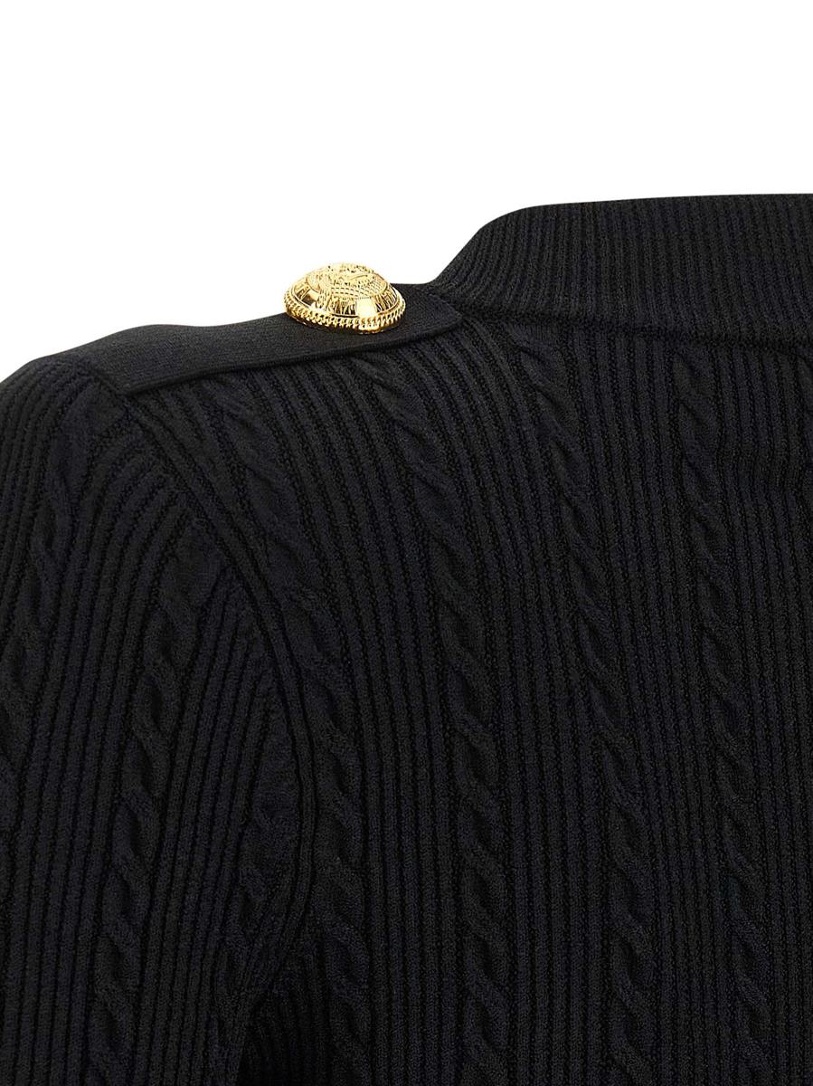 Balmain Twisted Stickad Kofta