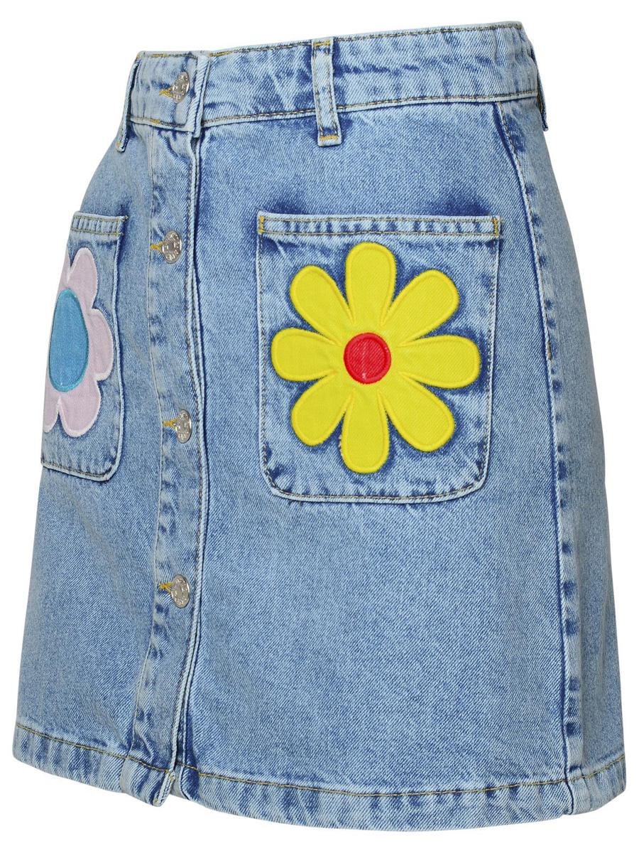 Moschino Jeans Blå Denimkjol