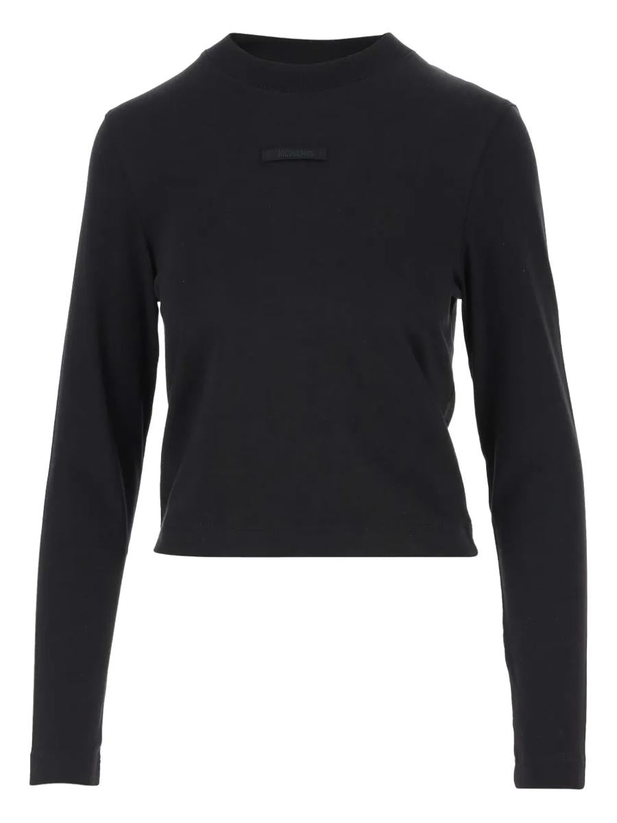 Jacquemus Grosgrain-topp med logotyp