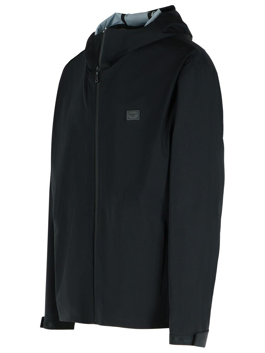 Dolce & Gabbana svart nylonjacka