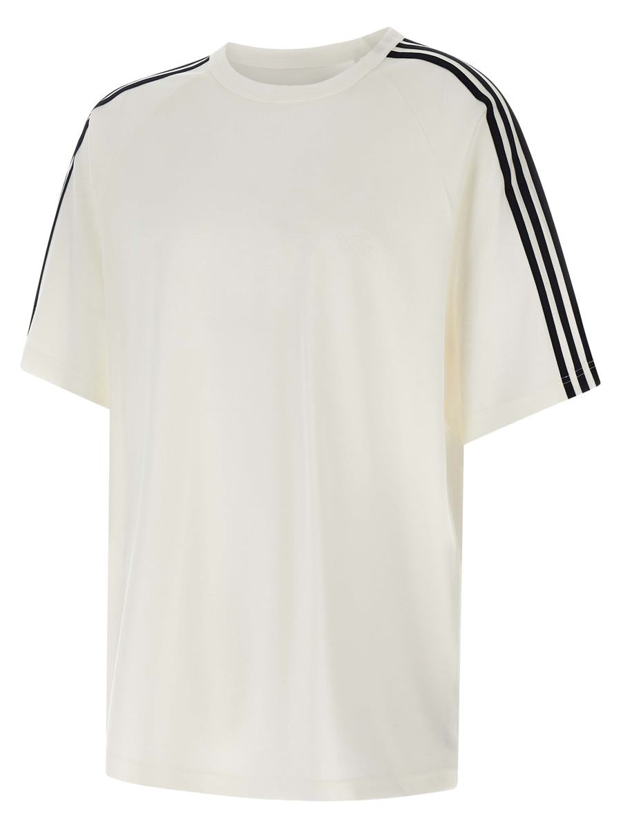 Y-3 Adidas 'Y-3 Kortärmad T-shirt 3-Stripes' T-shirt