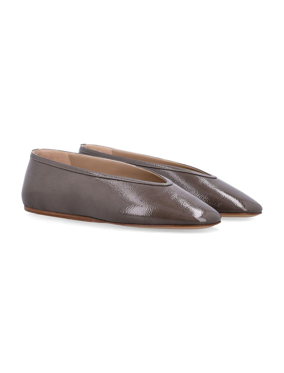 Le Monde Beryl Luna Taupe Lacktofflor