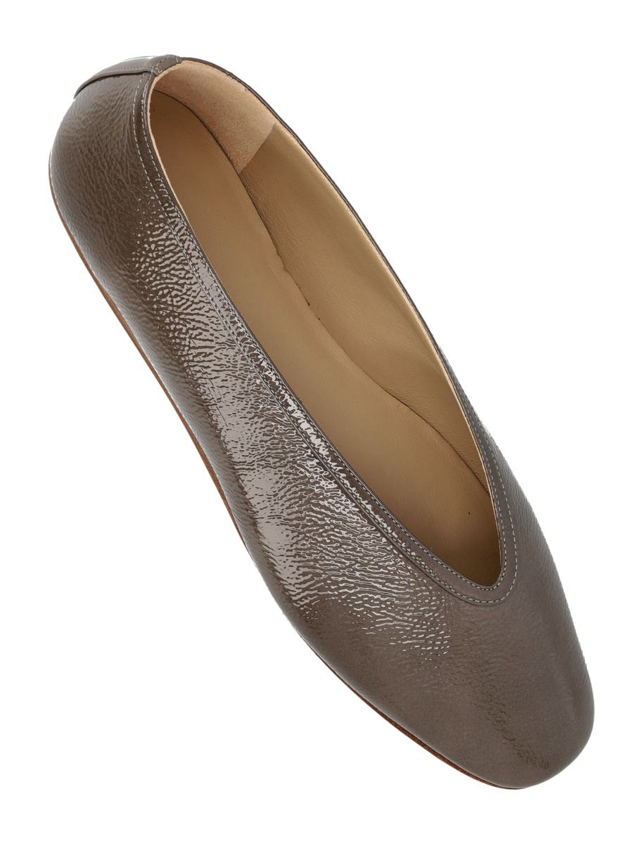 Le Monde Beryl Luna Taupe Lacktofflor