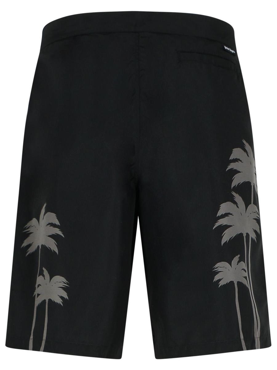 Palm Angels 'Palms' svart polyesterbaddräkt