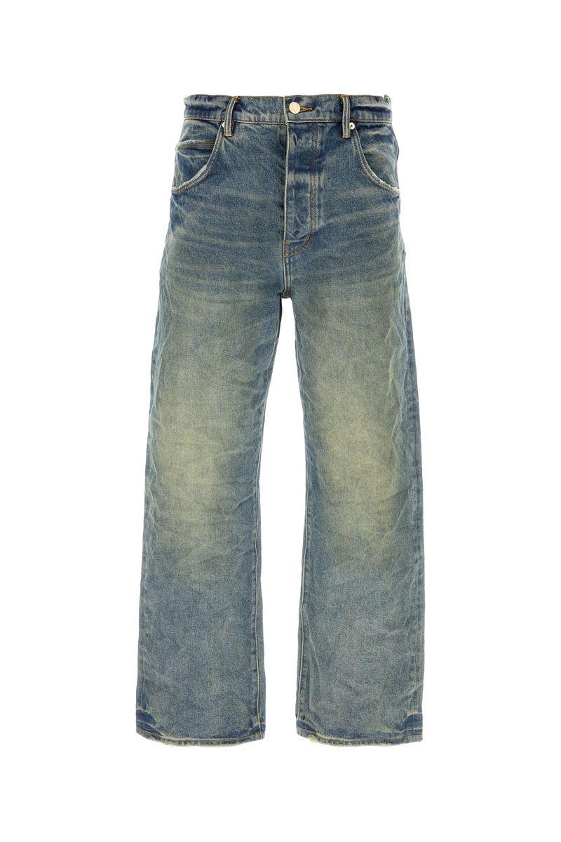 Lila märkesjeans