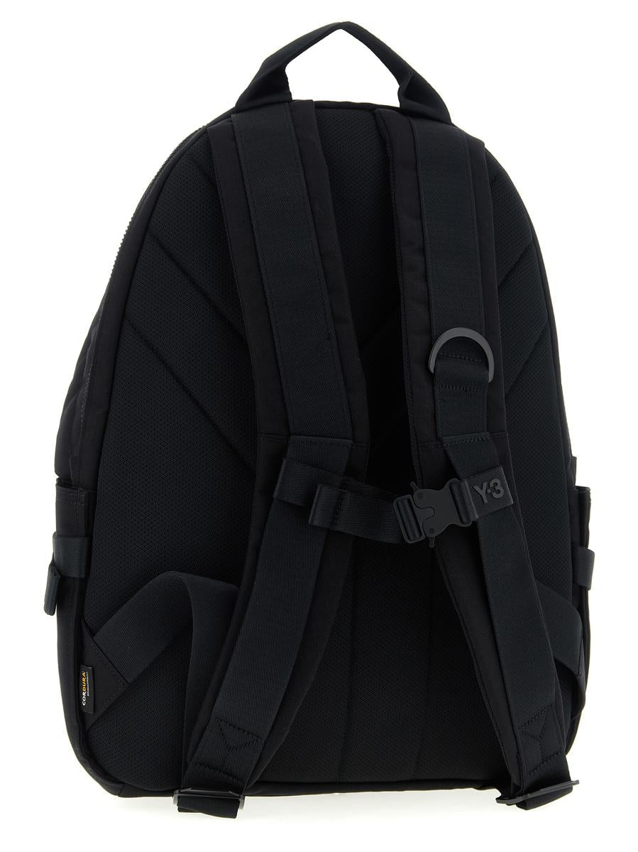 Y-3 Adidas-ryggsäck med logotyp