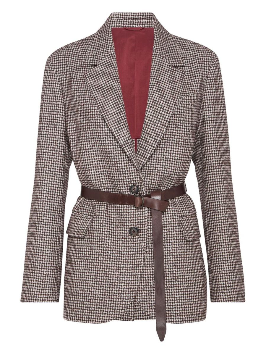 Brunello Cucinelli Wool Blazer Jacka