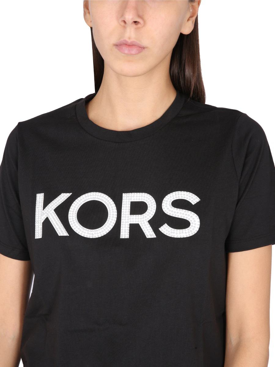 Michael Kors t-shirt med rund hals