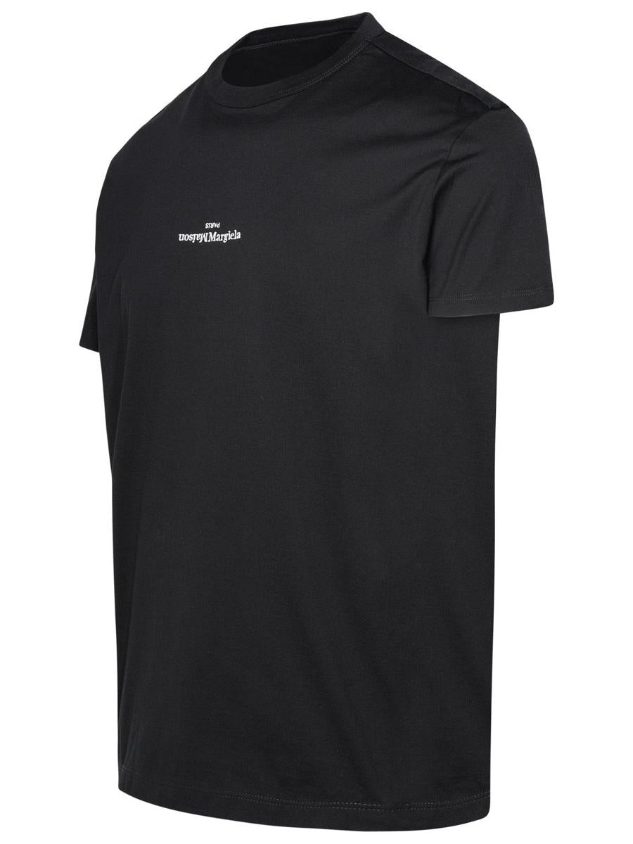 Maison Margiela svart bomulls-T-shirt