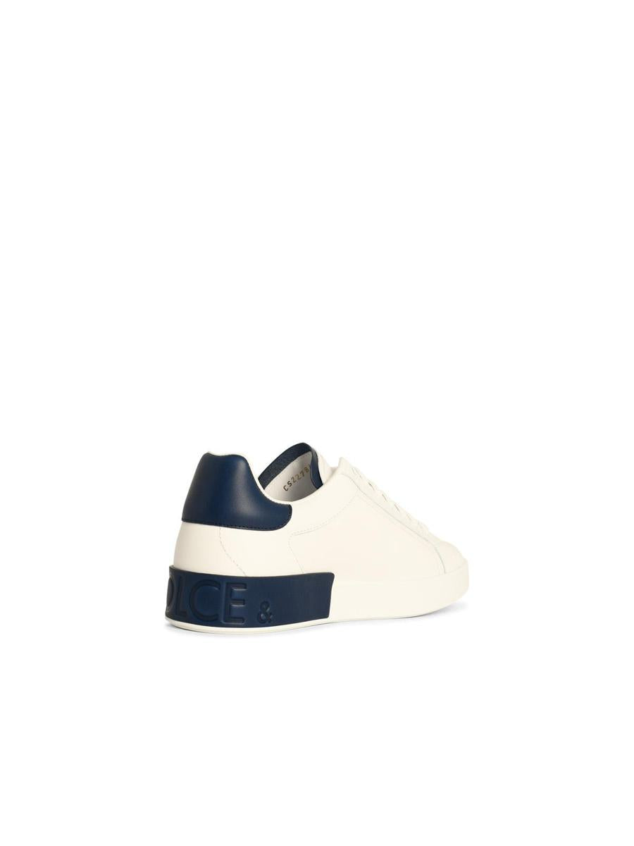 Dolce & Gabbana 'Portofino' Vita Lädersneakers