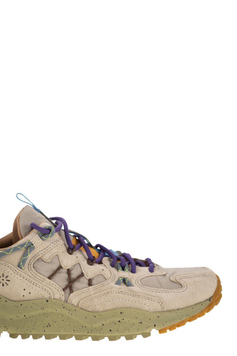 Flower Mountain Yamabushi - Sneakers i mocka och tekniskt tyg