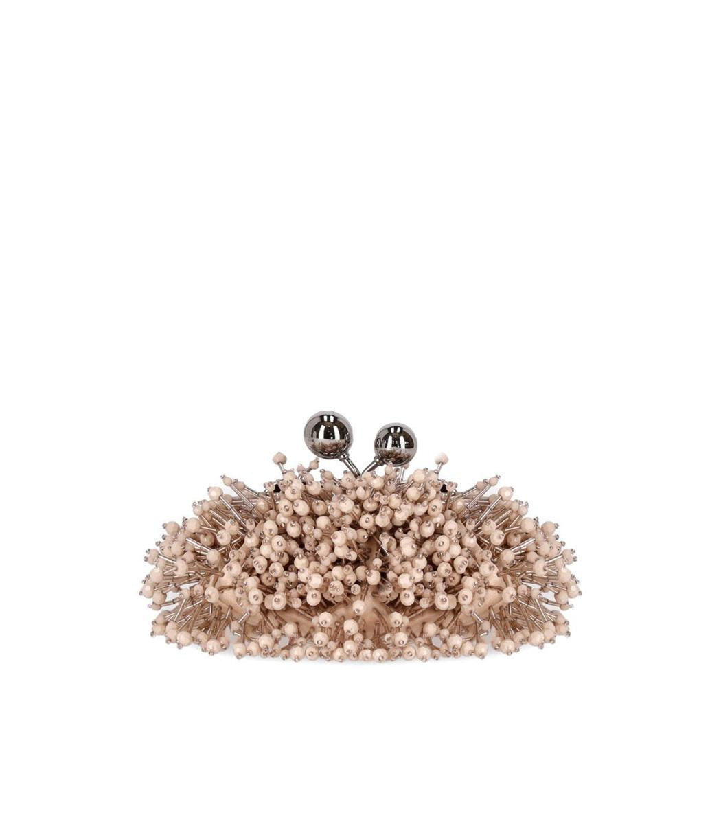 Weekend Max Mara Pasticcino Dotto Nano Rosa Clutch